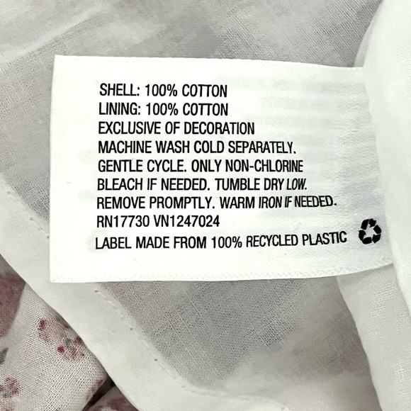 LoveShackFancy x Target Camille Babydoll Dress XS Cottagecore Floral Tiered NWT - Picture 8 of 10